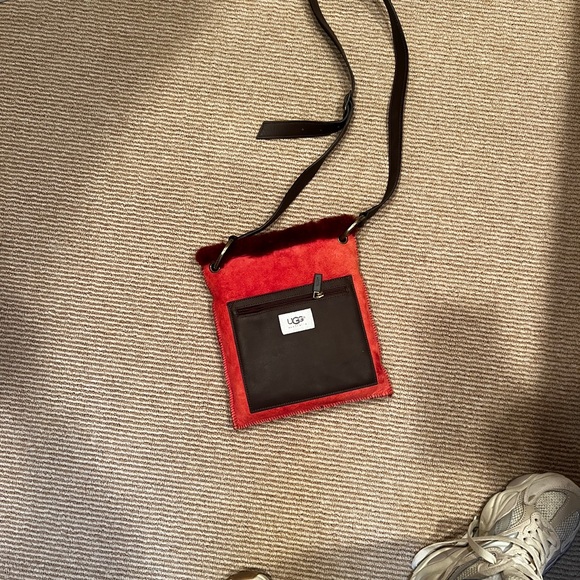 UGG Red and Black Crossbody Bag - Picture 1 of 2